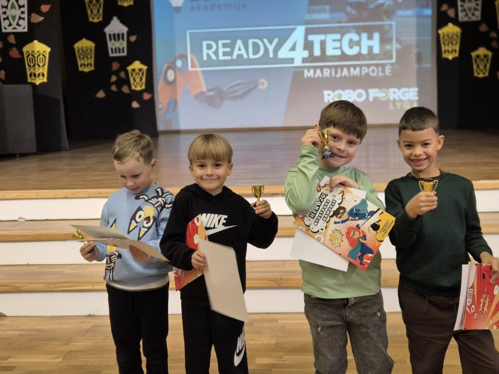 Mažieji technologijų kūrėjai READY4TECH šventėje!