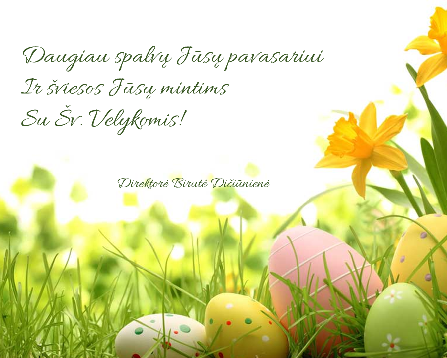 Su Šv. Velykomis!